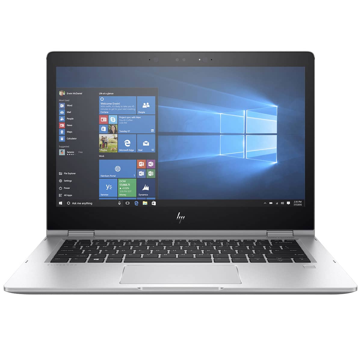 HP EliteBook x360 1030 G2 Notebook PC Intel Core i5 7th Gen 8GB RAM 256GB SSD 13.3 Inches FHD Multi-Touch Display